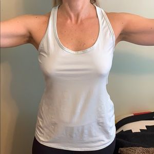 Athleta size small yoga top seafoam green